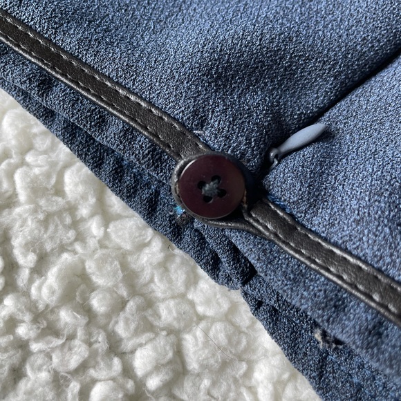 Dark blue wide opening pants - Picture 2 of 2